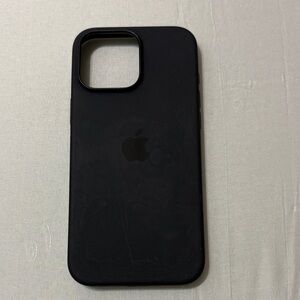 Apple Midnight silicone Black iPhone Case